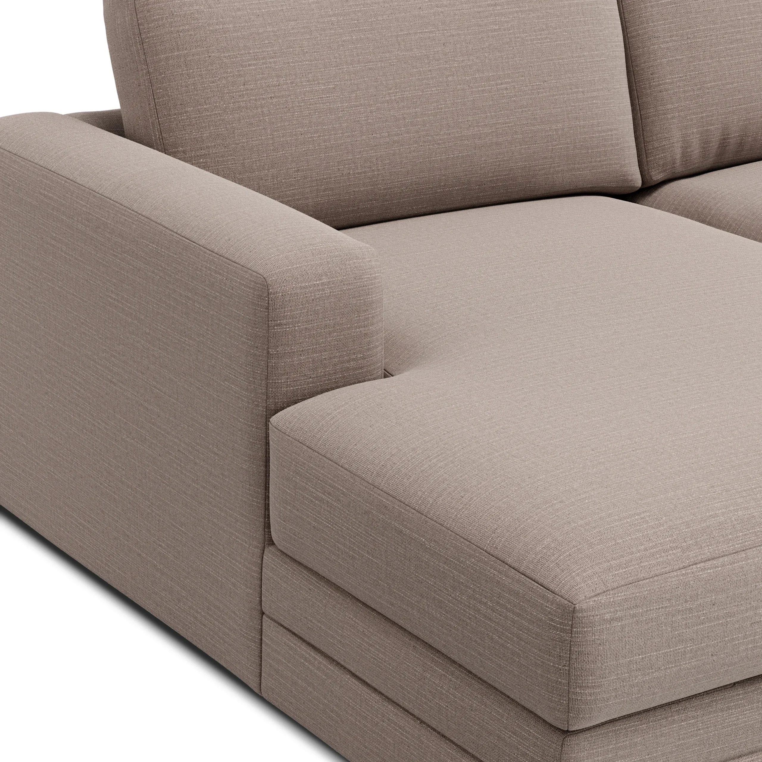 Riley 118_ Left Storage Sleeper Sectional - Napa Quartz - Image 12