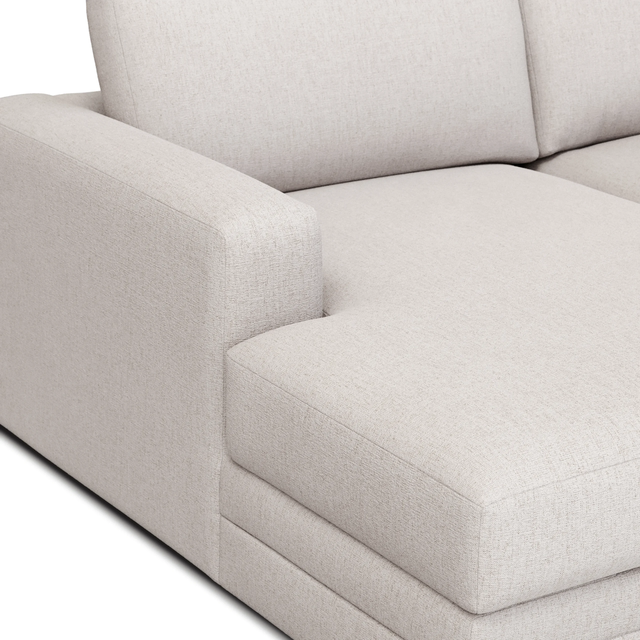 Riley 118_ Left Storage Sleeper Sectional - Napa White - Image 12