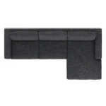 Riley 118_ Right Storage Sleeper Sectional - Napa Charcoal