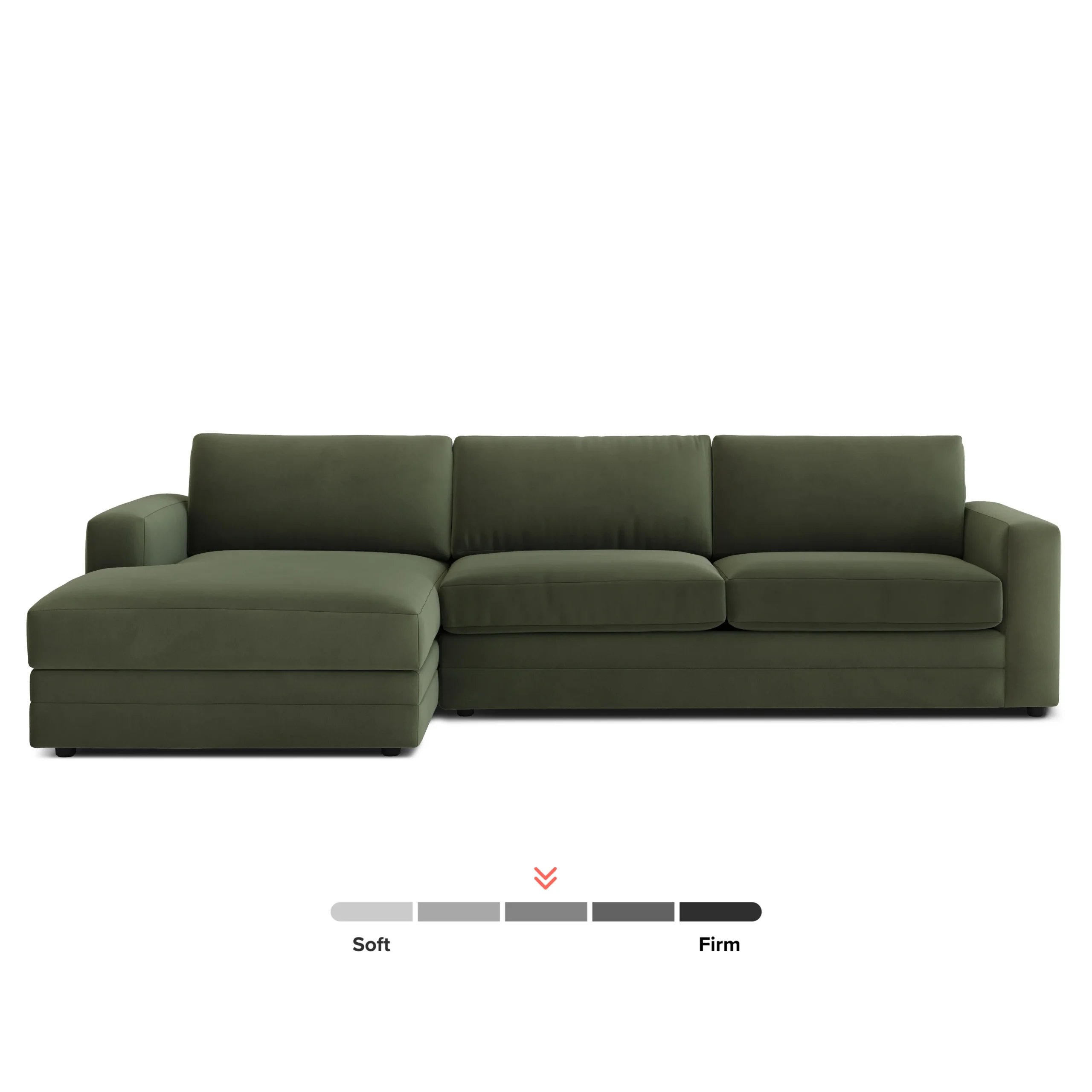 Riley 118_ Velvet Left Storage Sleeper Sectional - Hale Fir Green - Image 9