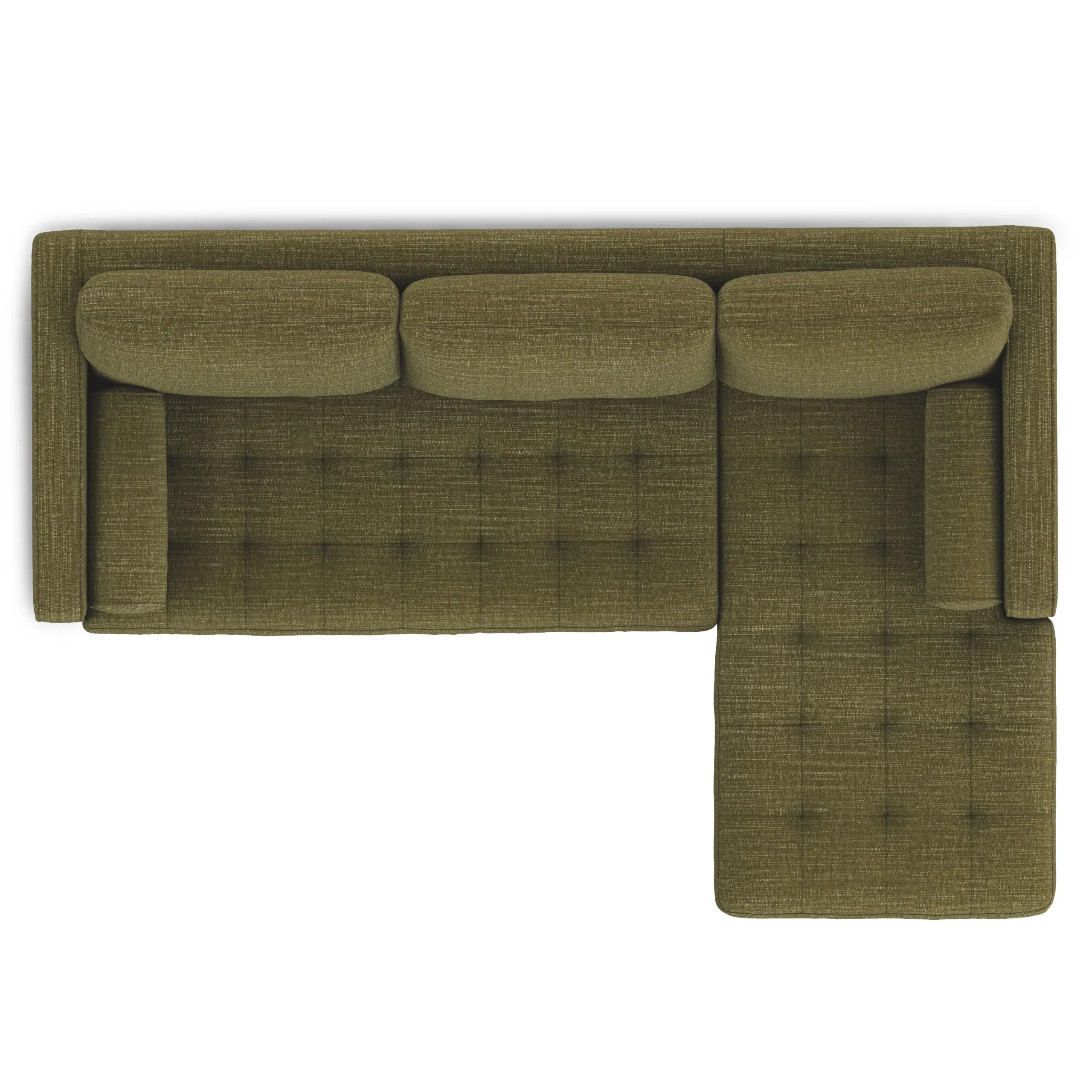 Sven 100_ Tufted Right Sectional - Napa Moss - Image 12