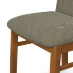 Mikkel Dining Chair - Walnut and Algonquin Green