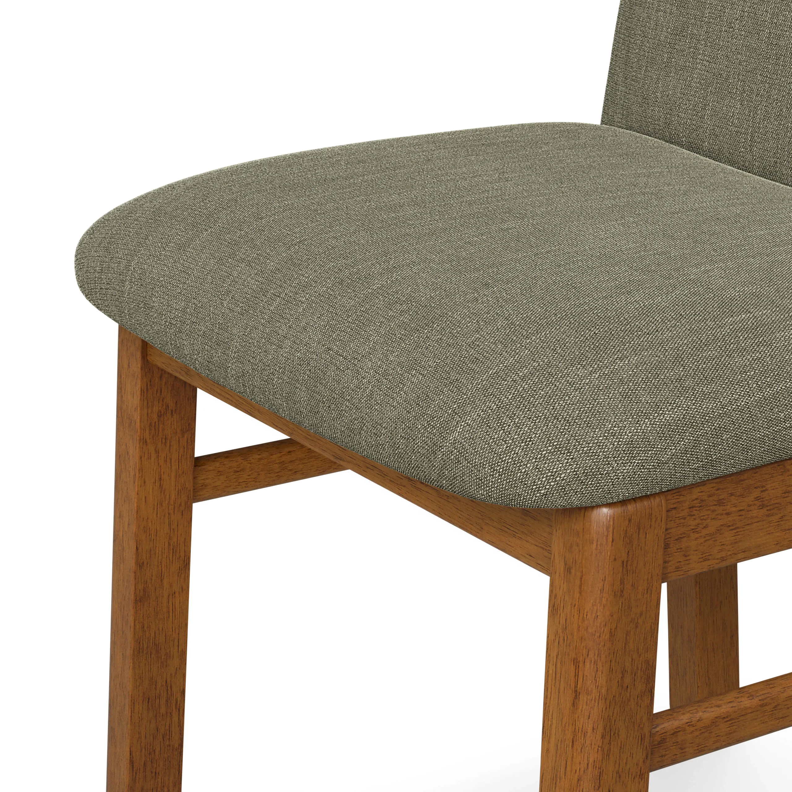 Mikkel Dining Chair - Walnut and Algonquin Green - Image 12