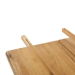 Madera 86_ - 125_ Solid Wood Extendable Dining Table  - Oak