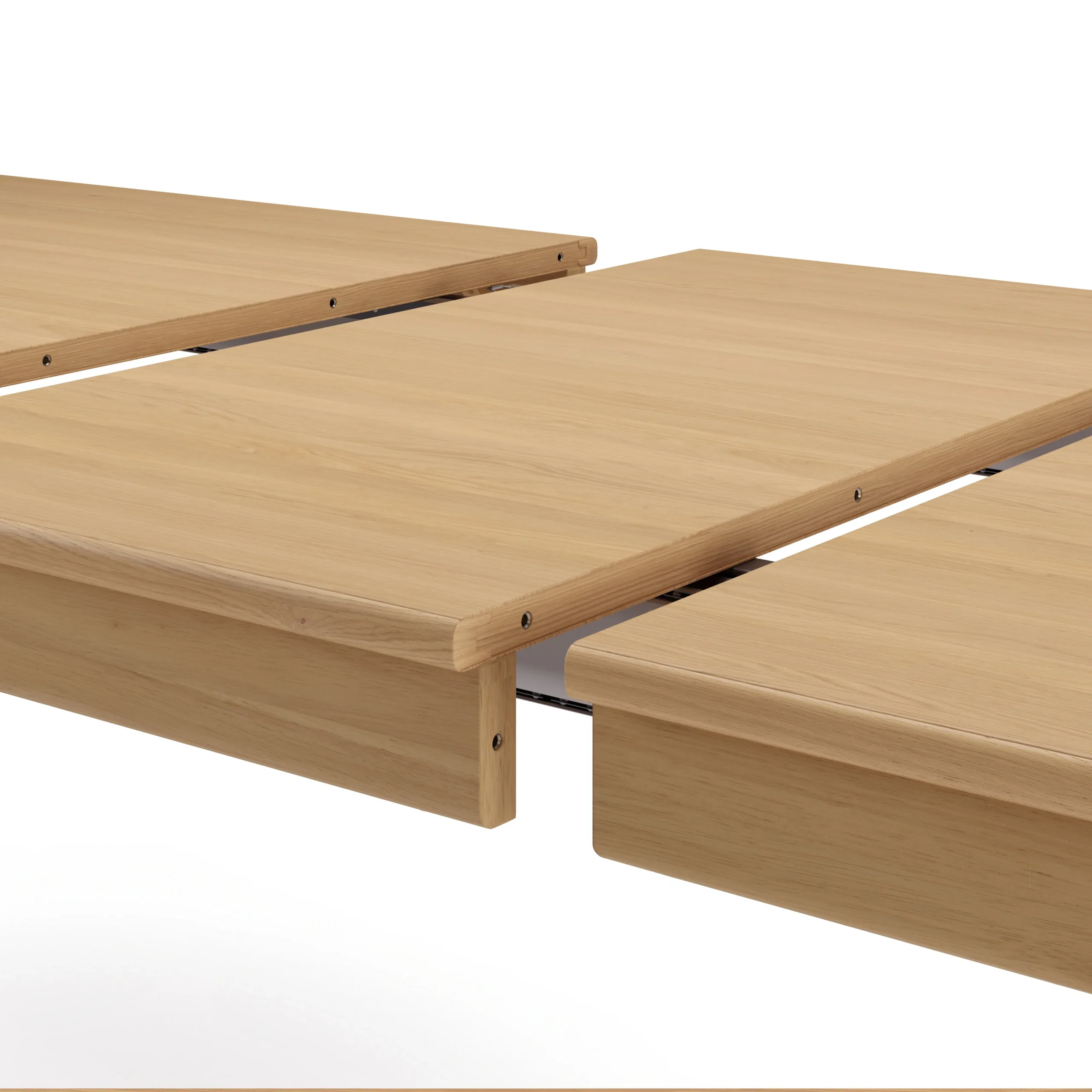 Heidi 78_ - 97.5_ Extendable Dining Table - White Oak - Image 13