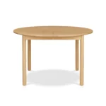 Heidi 48_ - 67.75_ Extendable Round Dining Table - White Oak