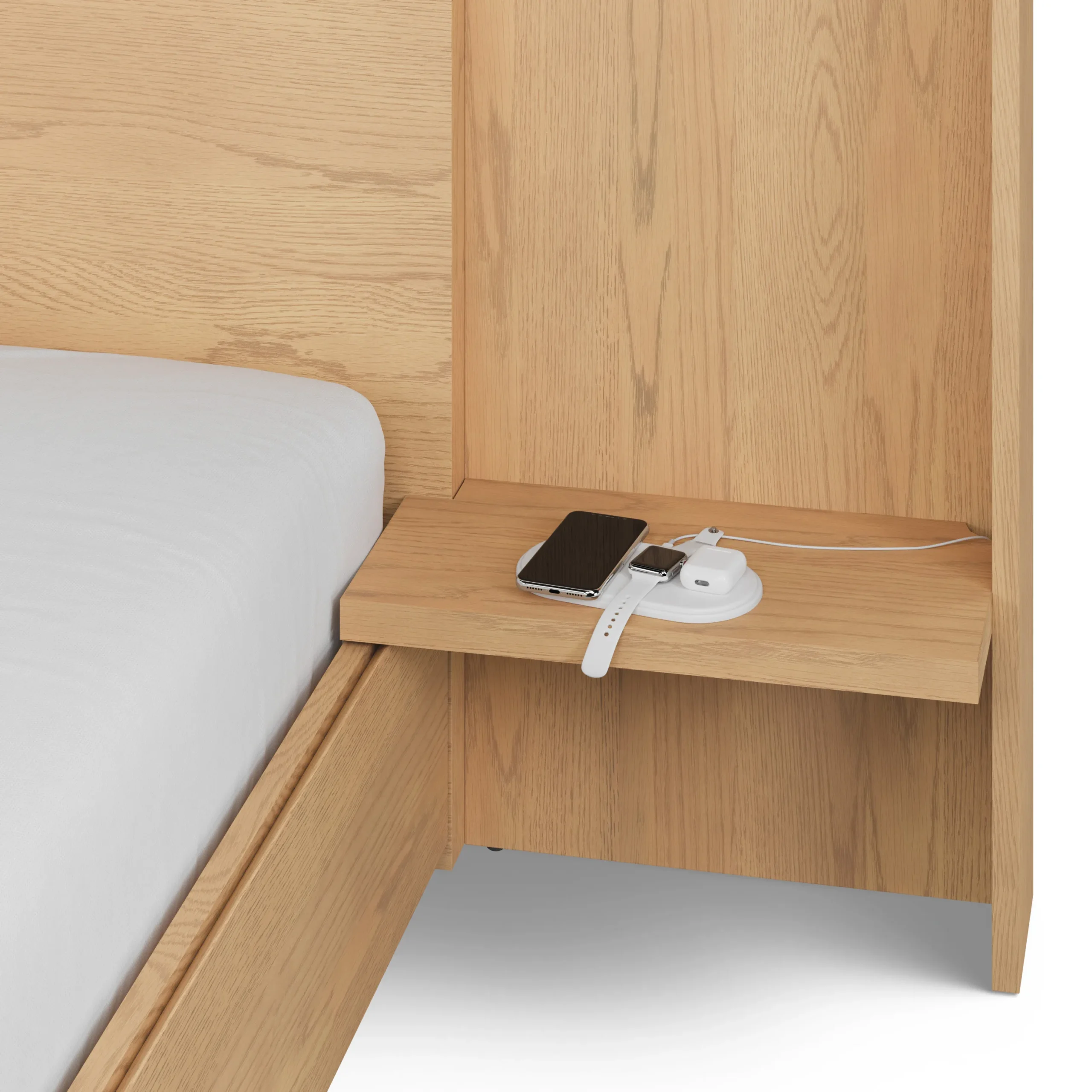 Leif Nightstand Extension Set - White Oak - Image 13