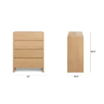 Leif 4-Drawer Chest - White Oak
