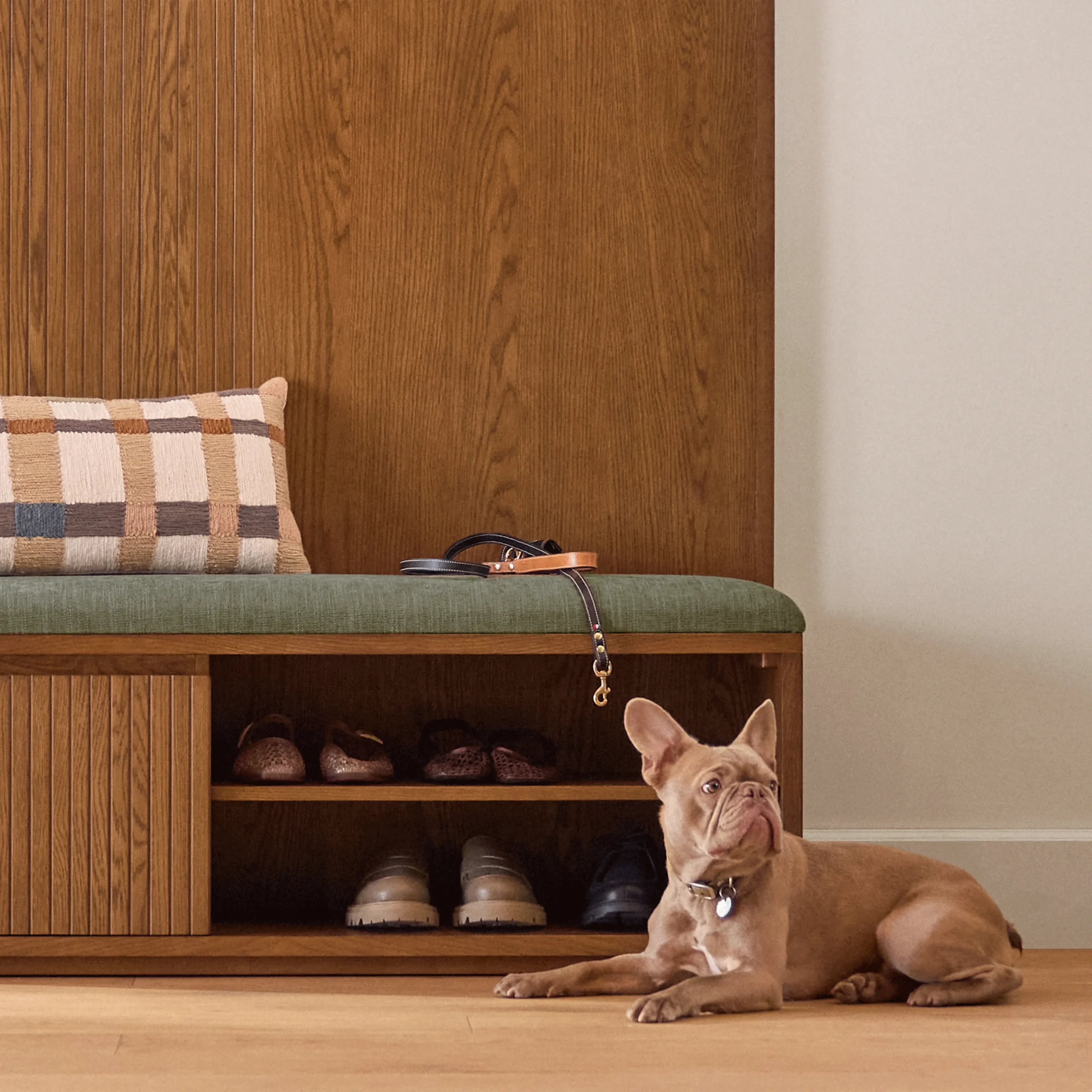 Kouva 47_ Bench - Smoked Oak and Algonquin Green - Image 13
