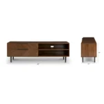 Nera 63_ Low Media Unit - Walnut