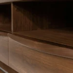 Lenia 63_ Low Media Unit - Walnut