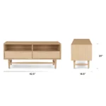 Lenia 42_ Low Media Unit - White Oak