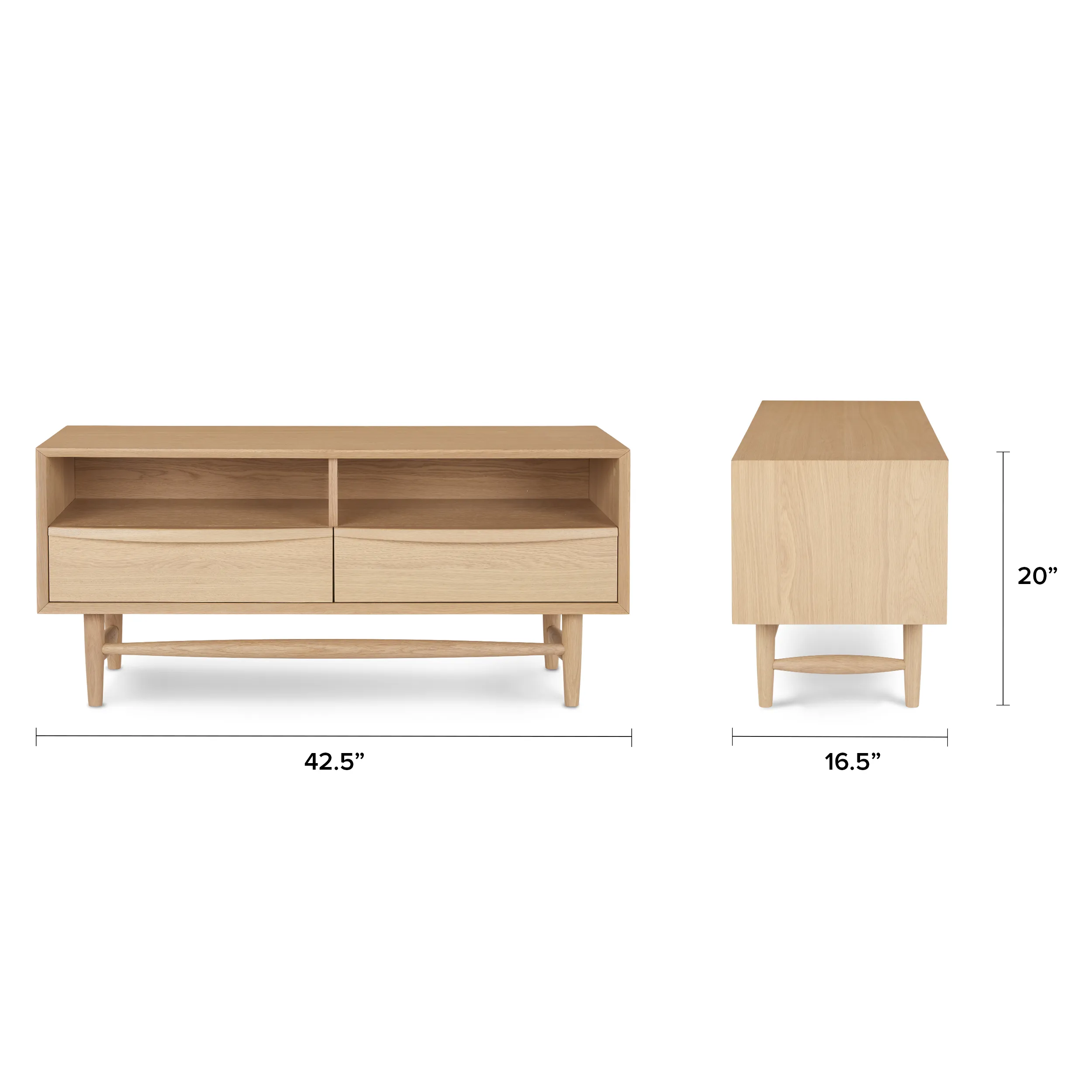 Lenia 42_ Low Media Unit - White Oak - Image 4