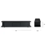 Judith 79_ Low Media Unit - Black