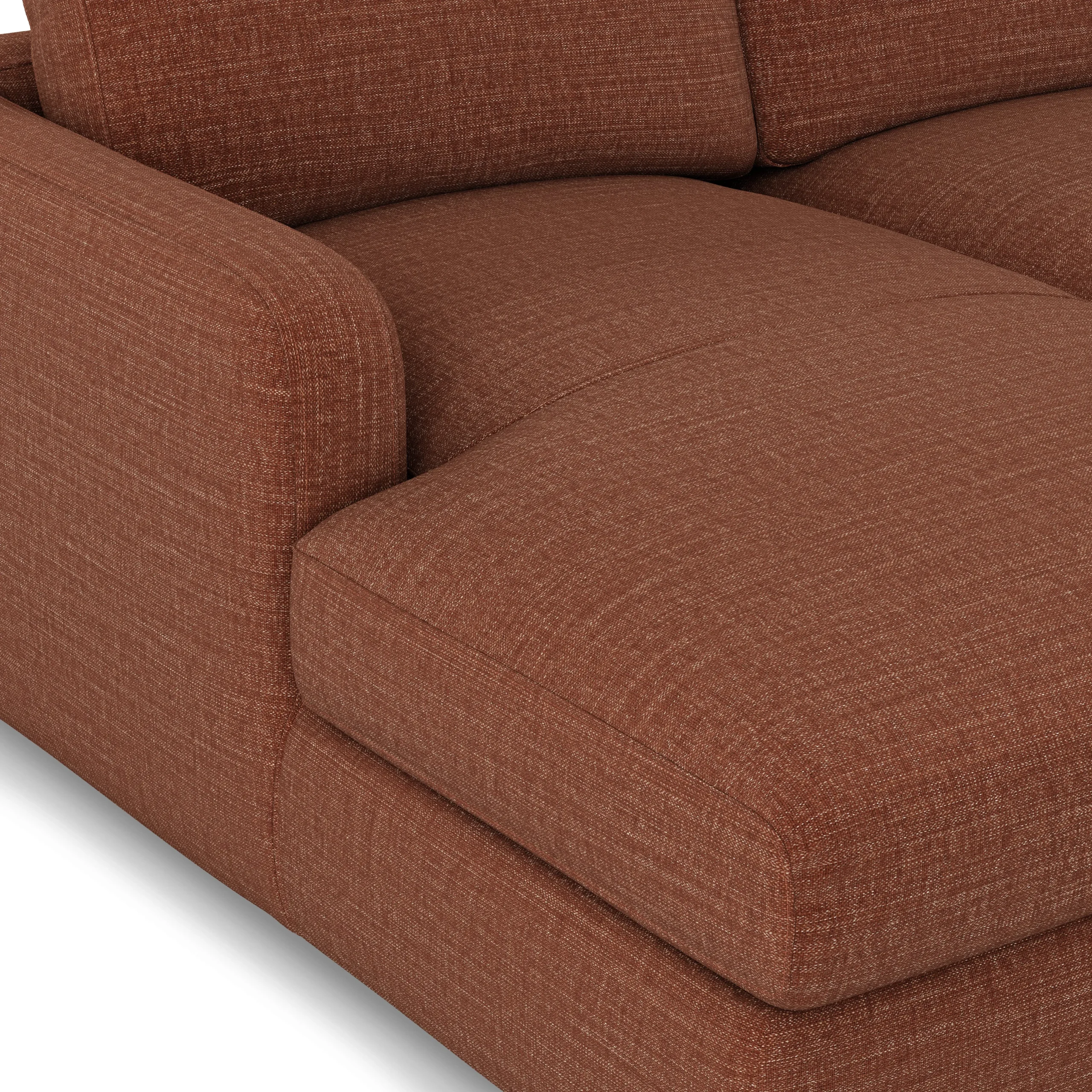 Vati 114_ Left Storage Sleeper Sectional - Natural Oak and Napa Rust - Image 13