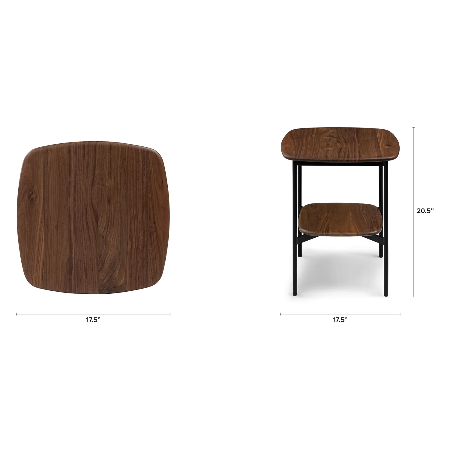 Jeppa Side Table - Walnut - Image 2