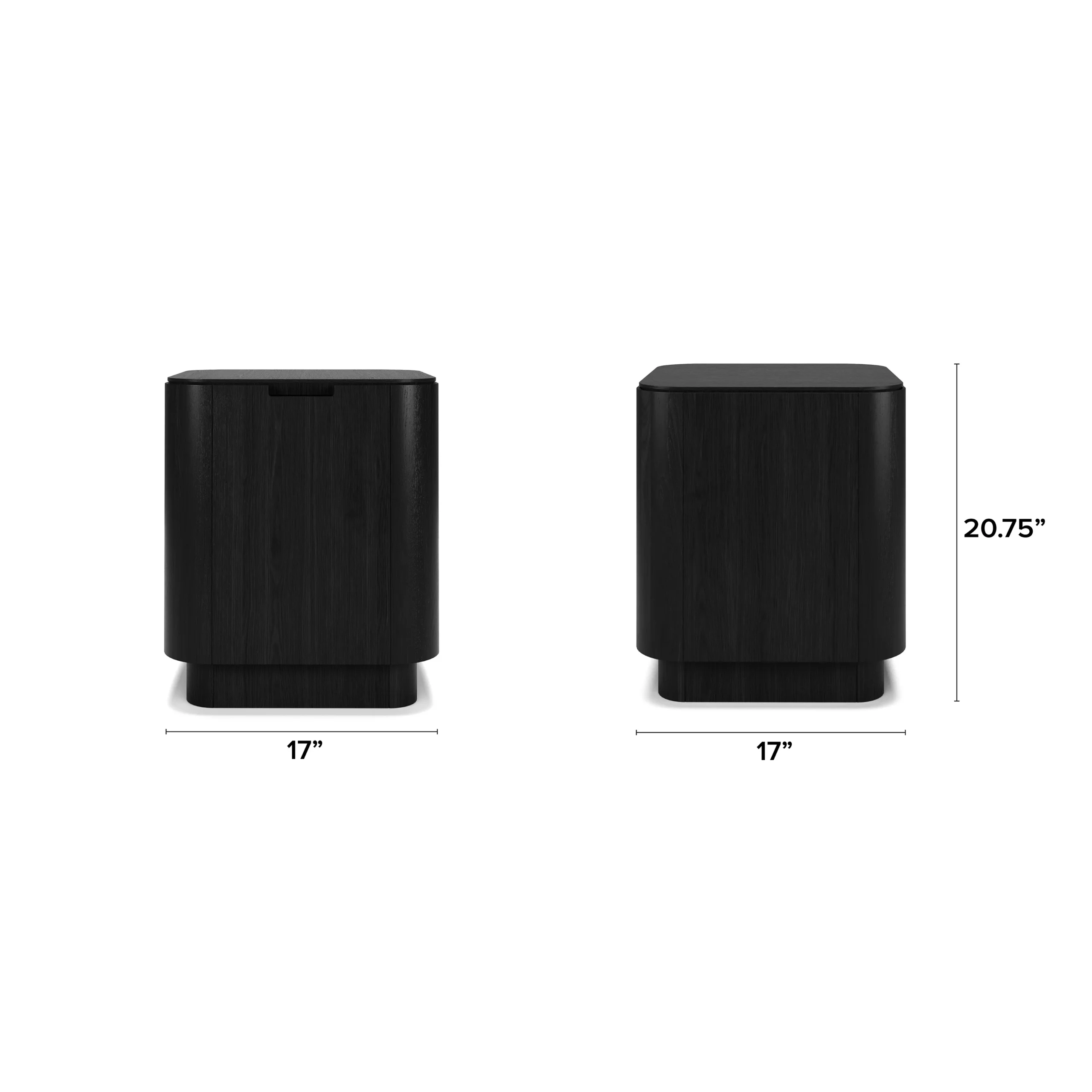 Moa Storage Side Table - Black - Image 2