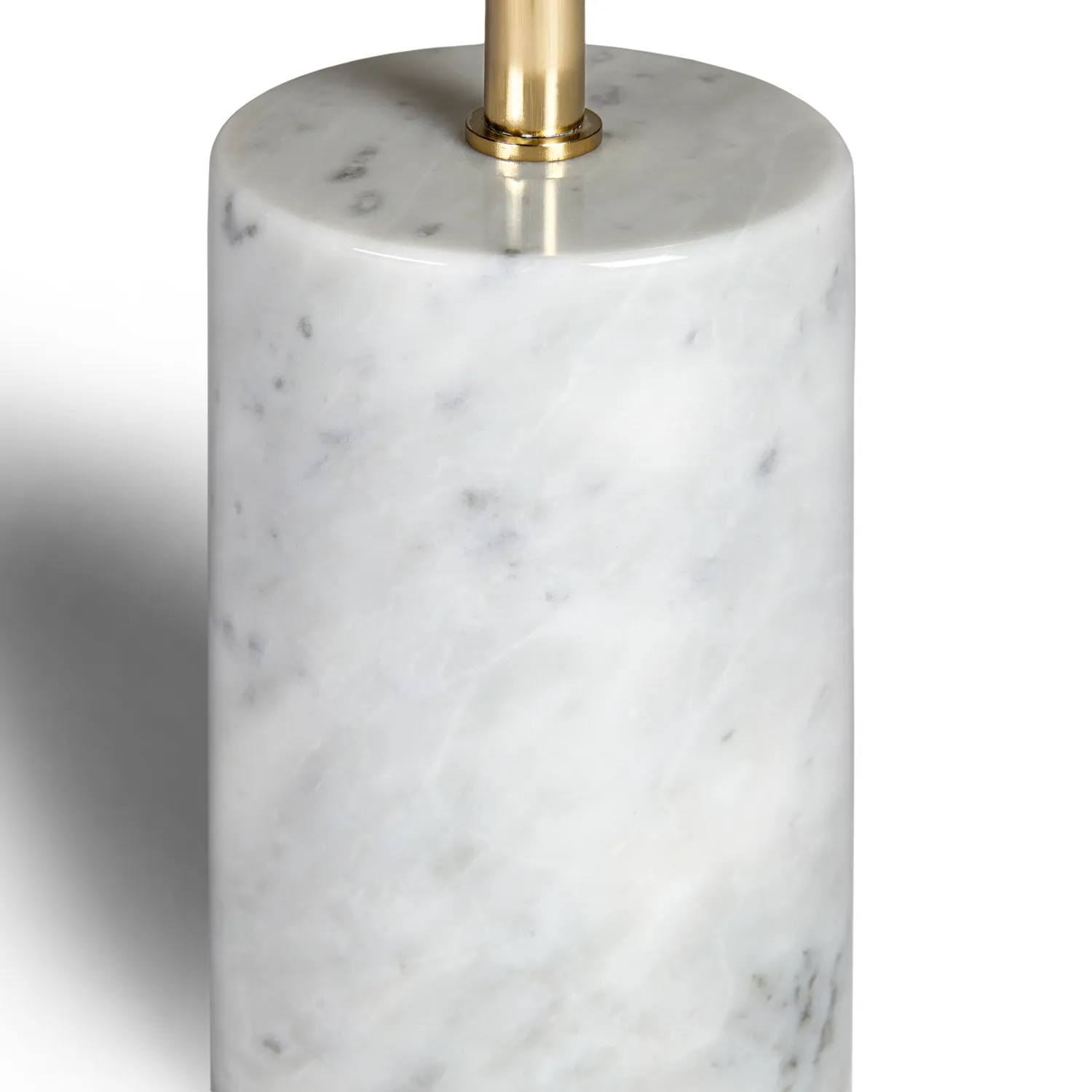 Narro Marble Side Table - Brass - Image 3