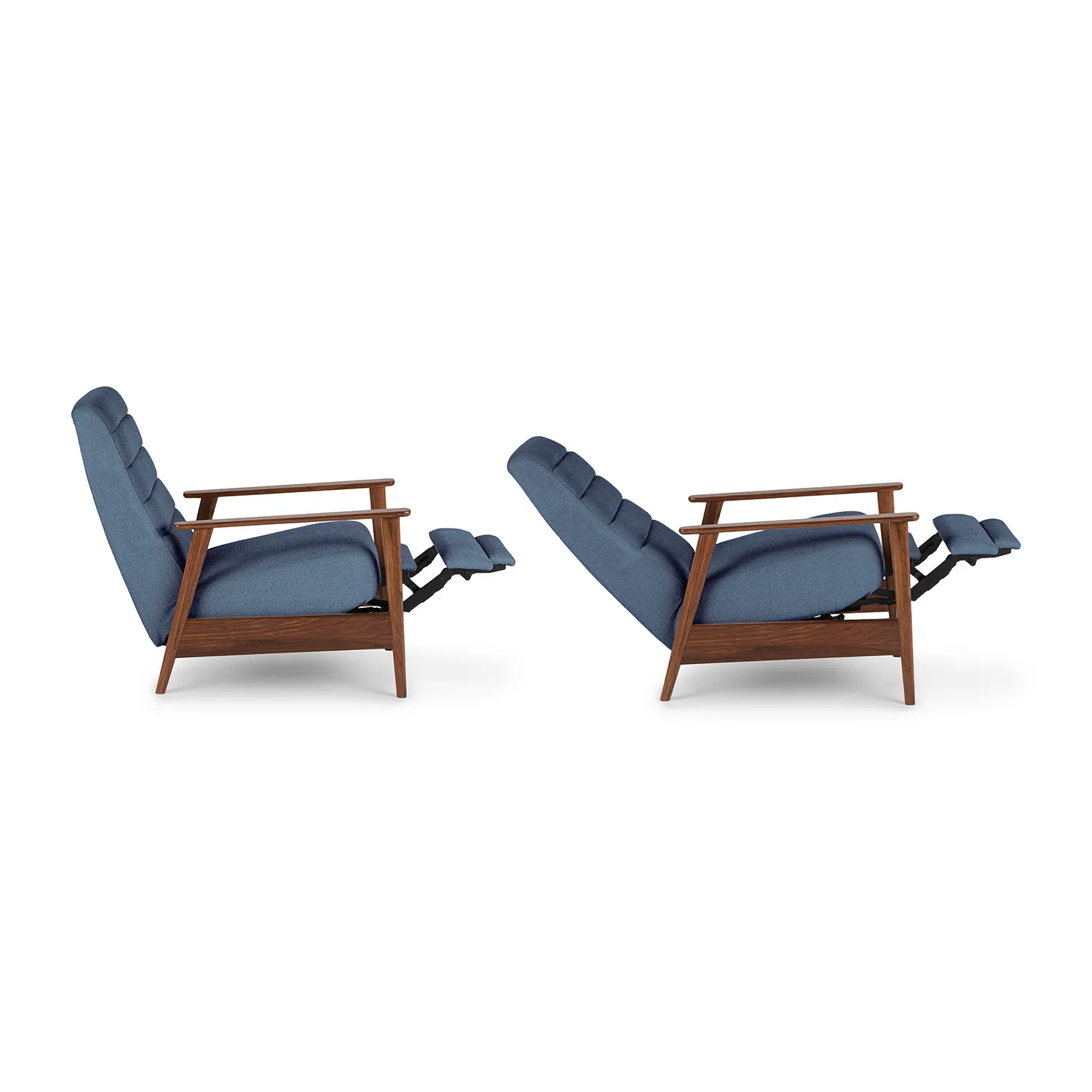 Ellow 28.5_ Reclining Lounge Chair - Lennox Blue - Image 4