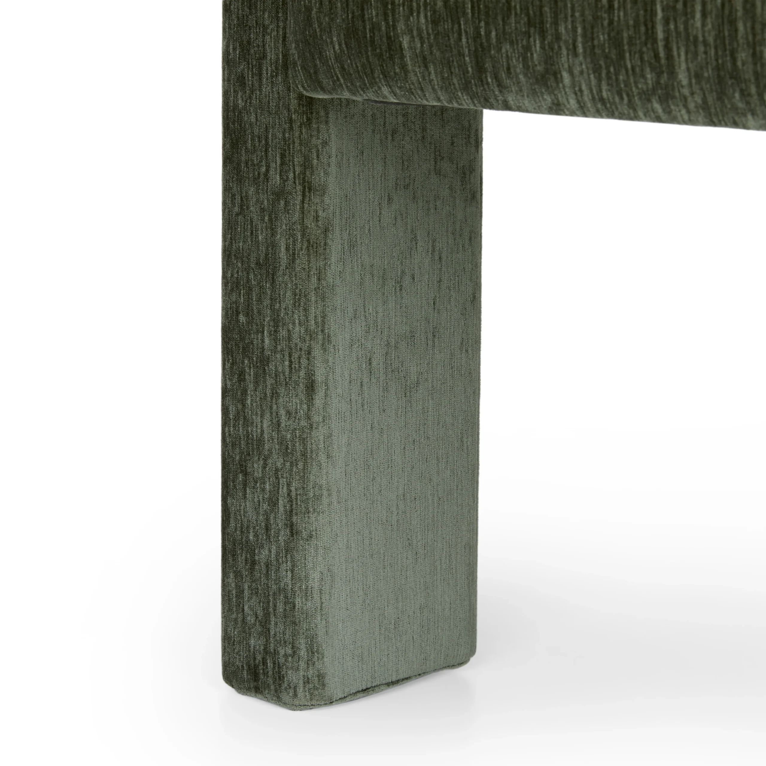 Everse 33.5_ Velvet Lounge Chair - Melange Green - Image 3
