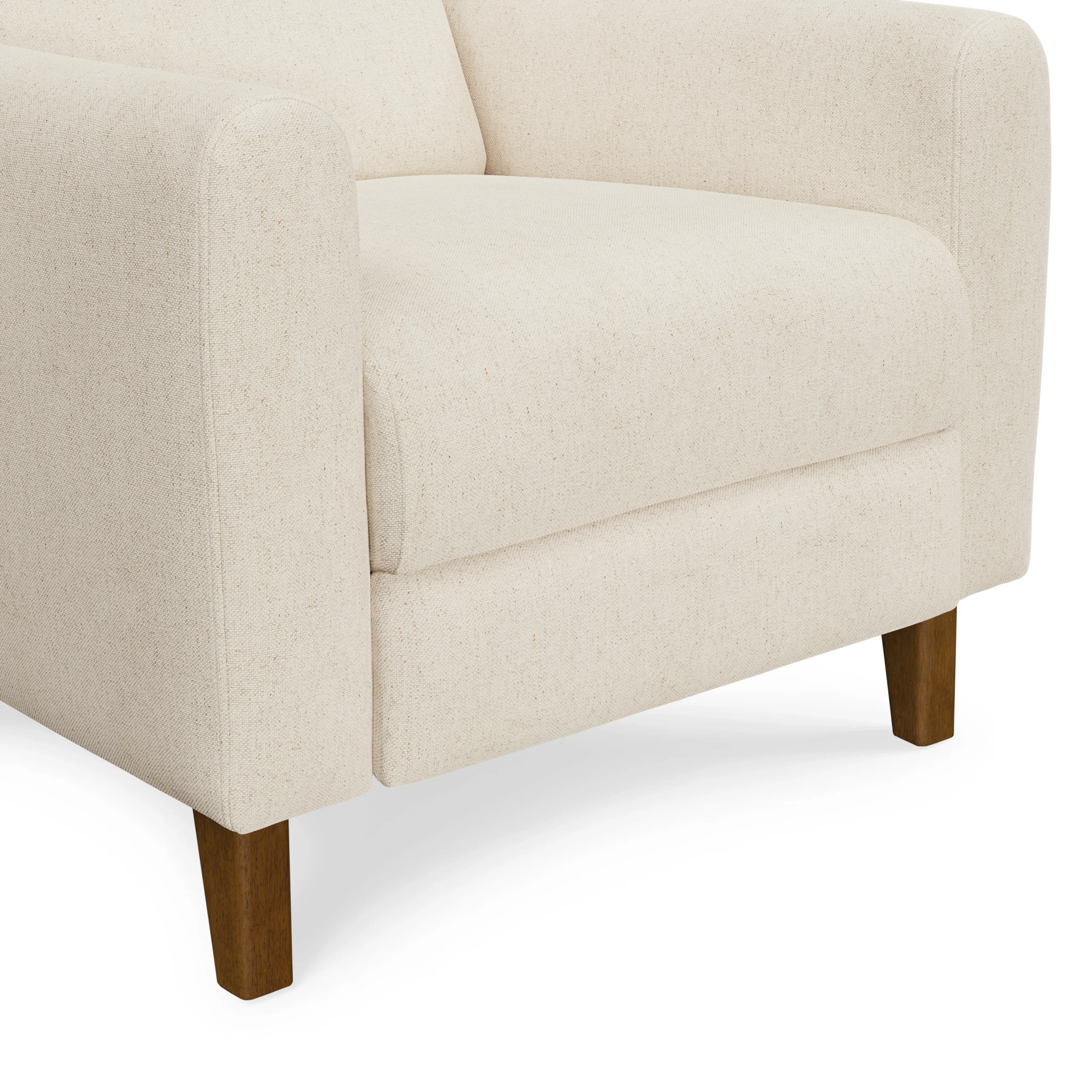 Forrest 32.75_ Recliner Lounge Chair - Sand Ivory - Image 3