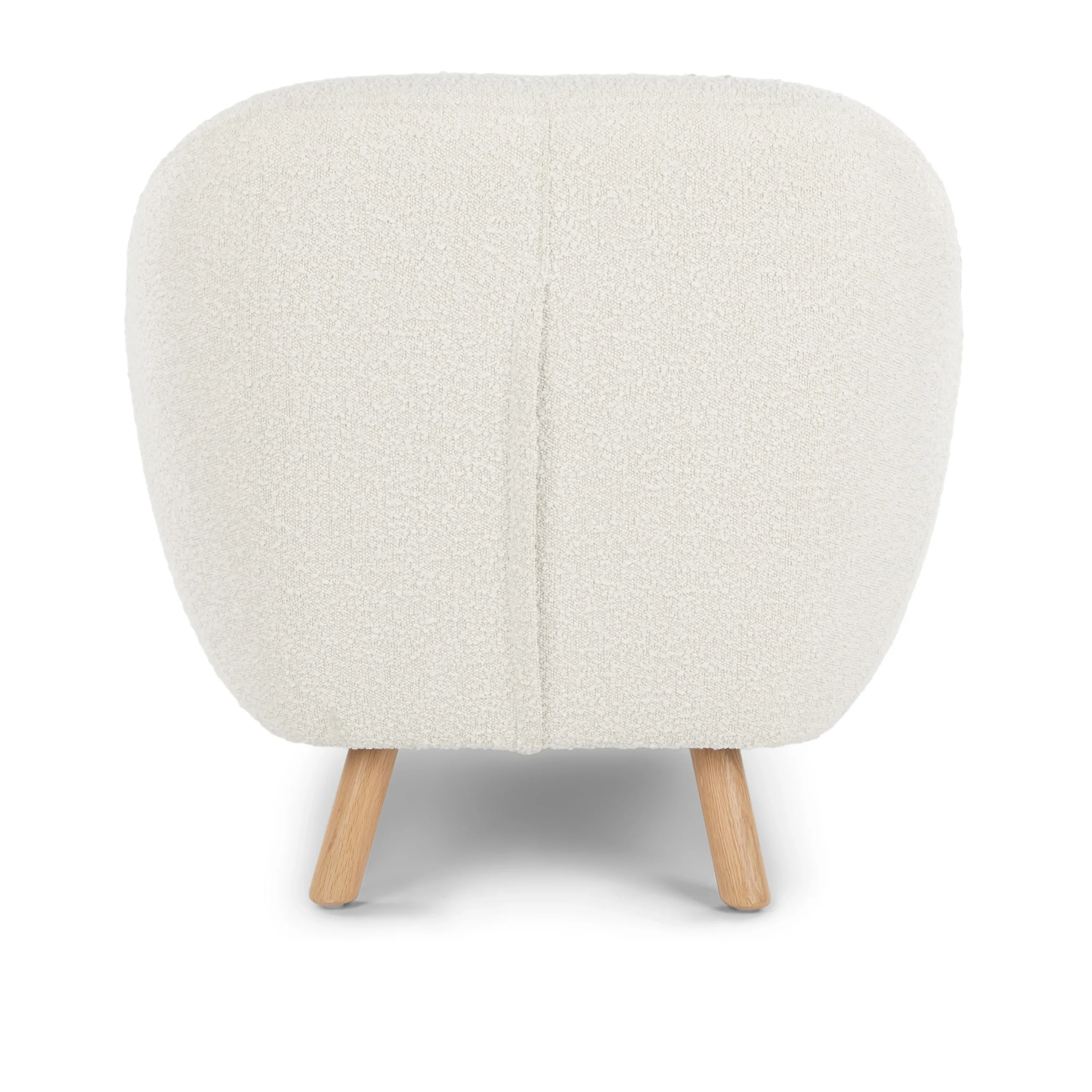 Gabriola 34_ Lounge Chair - Ivory Bouclé - Image 9