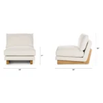 Kalok 34_ Lounge Chair - Buckler Ivory