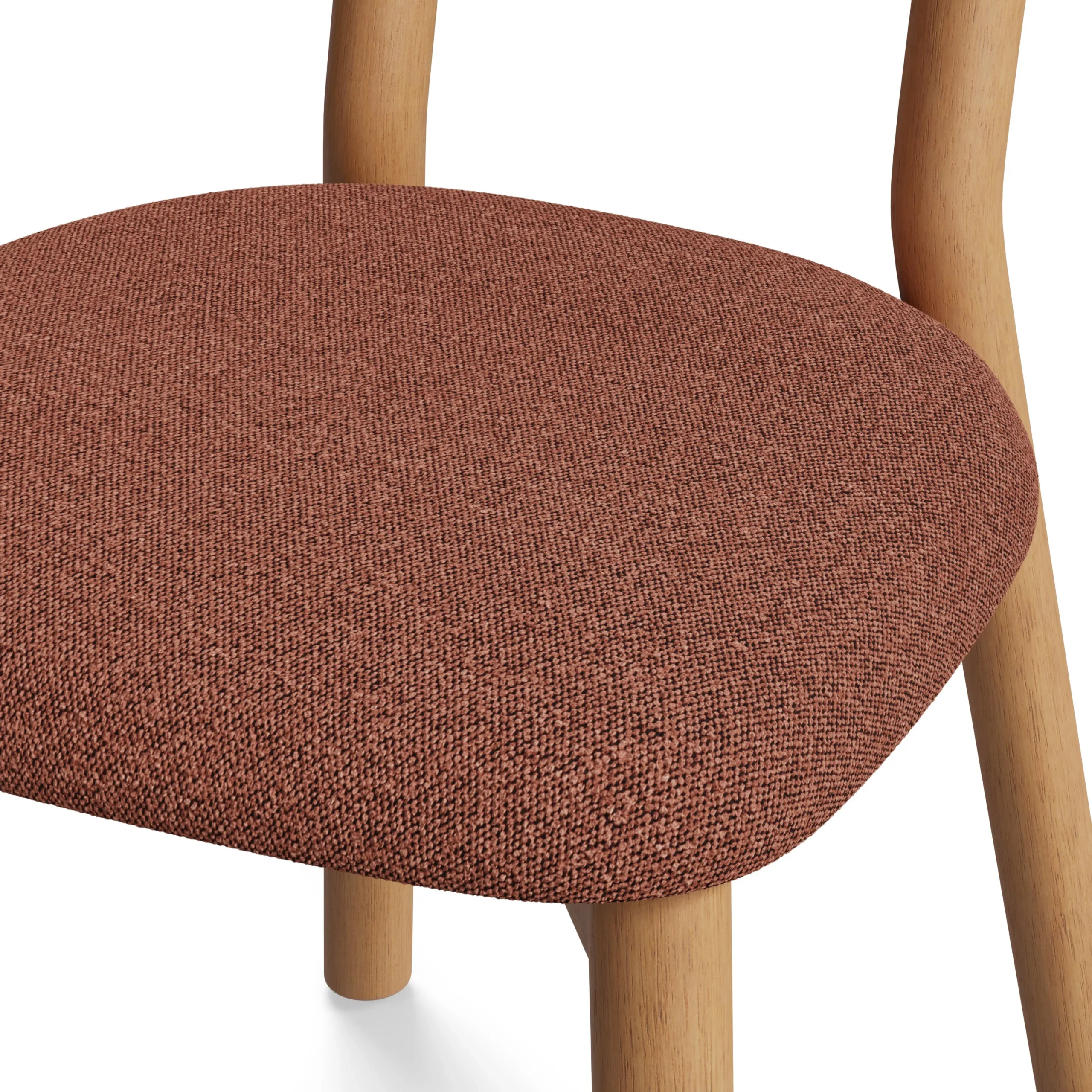 Ulka Dining Chair - White Oak and Ratine Oxide - Image 13