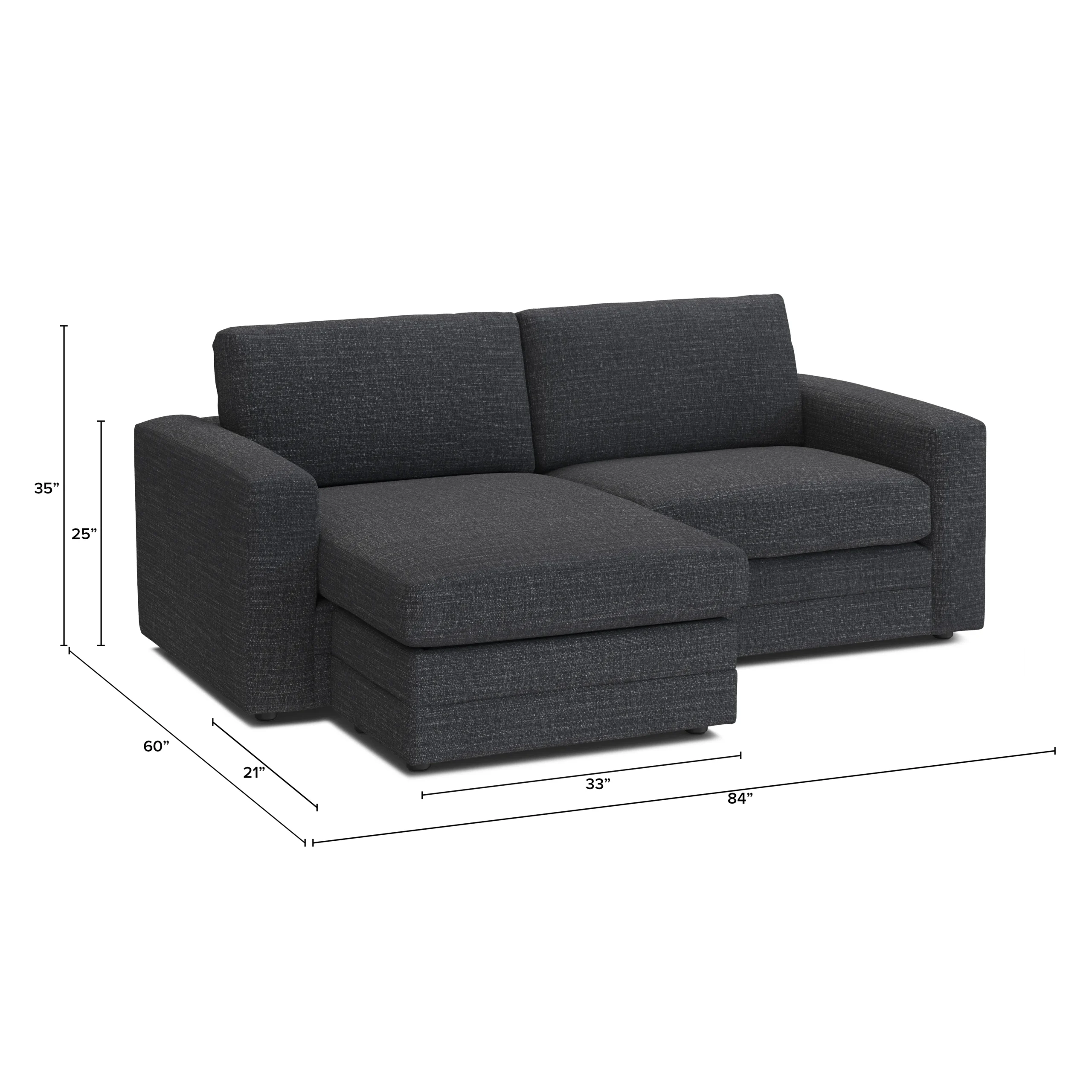 Riley 84_ Reversible Storage Sectional - Napa Charcoal - Image 13