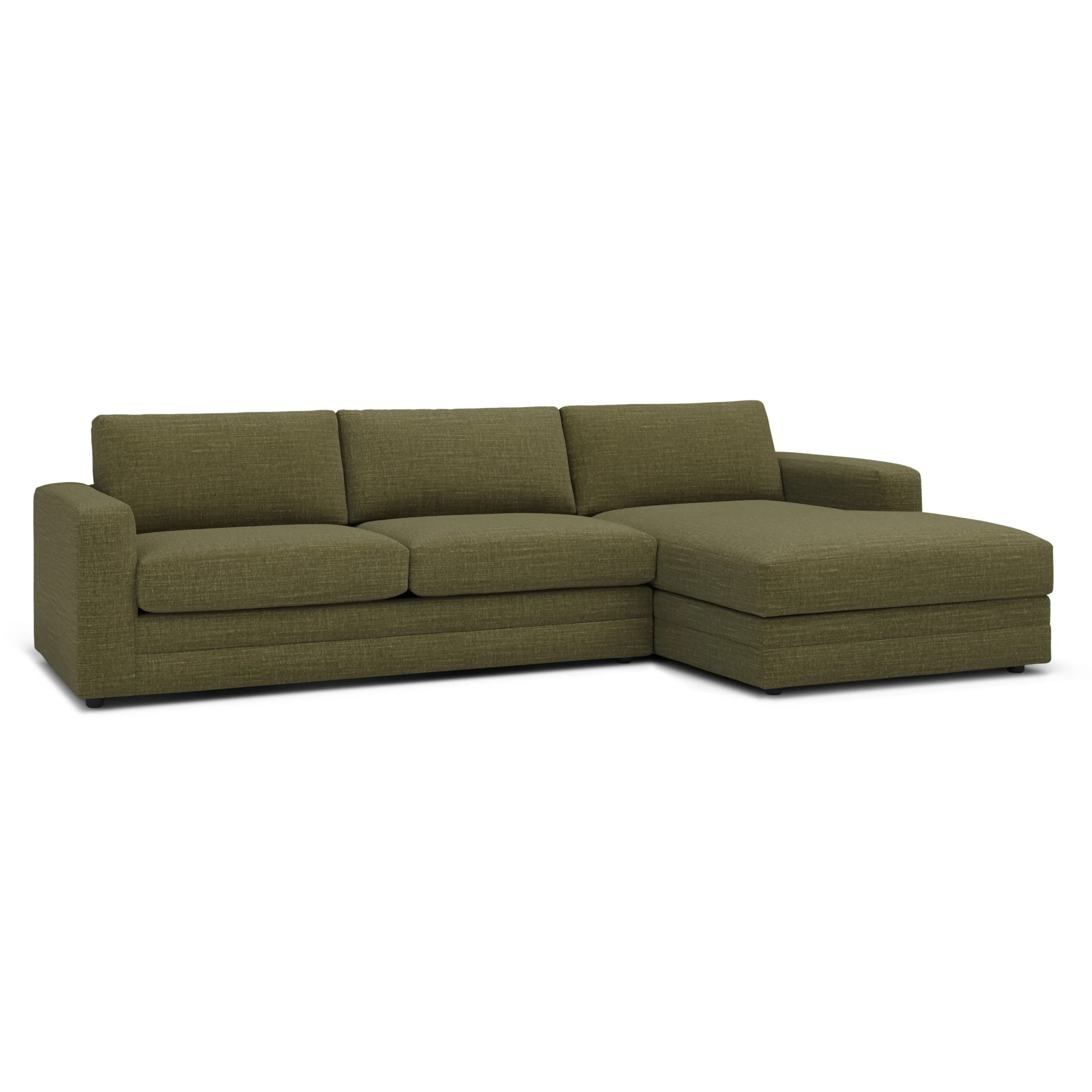 Riley 118_ Right Storage Sleeper Sectional - Napa Moss - Image 10