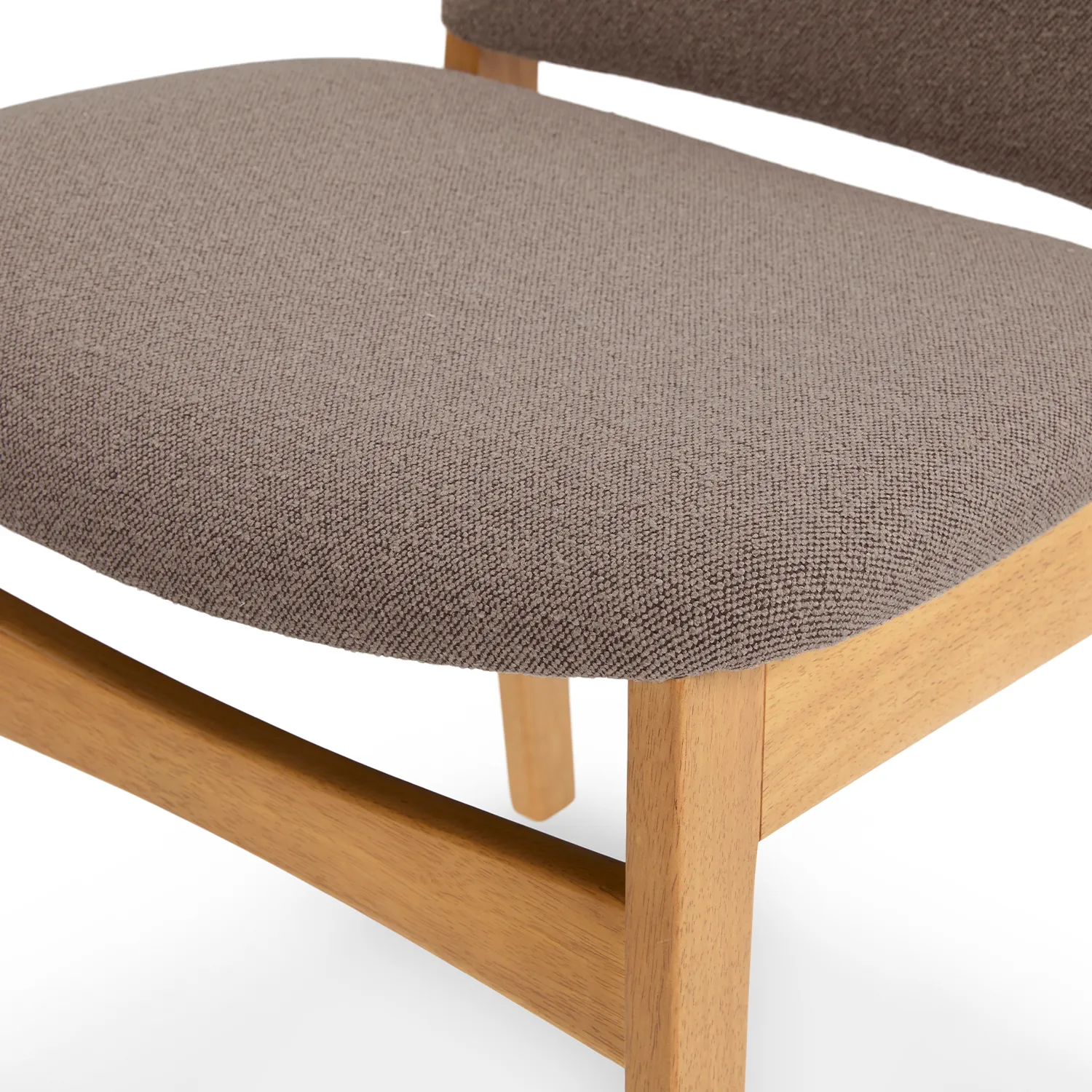 Nosh Dining Chair - Oak and Ratine Brown - Image 13