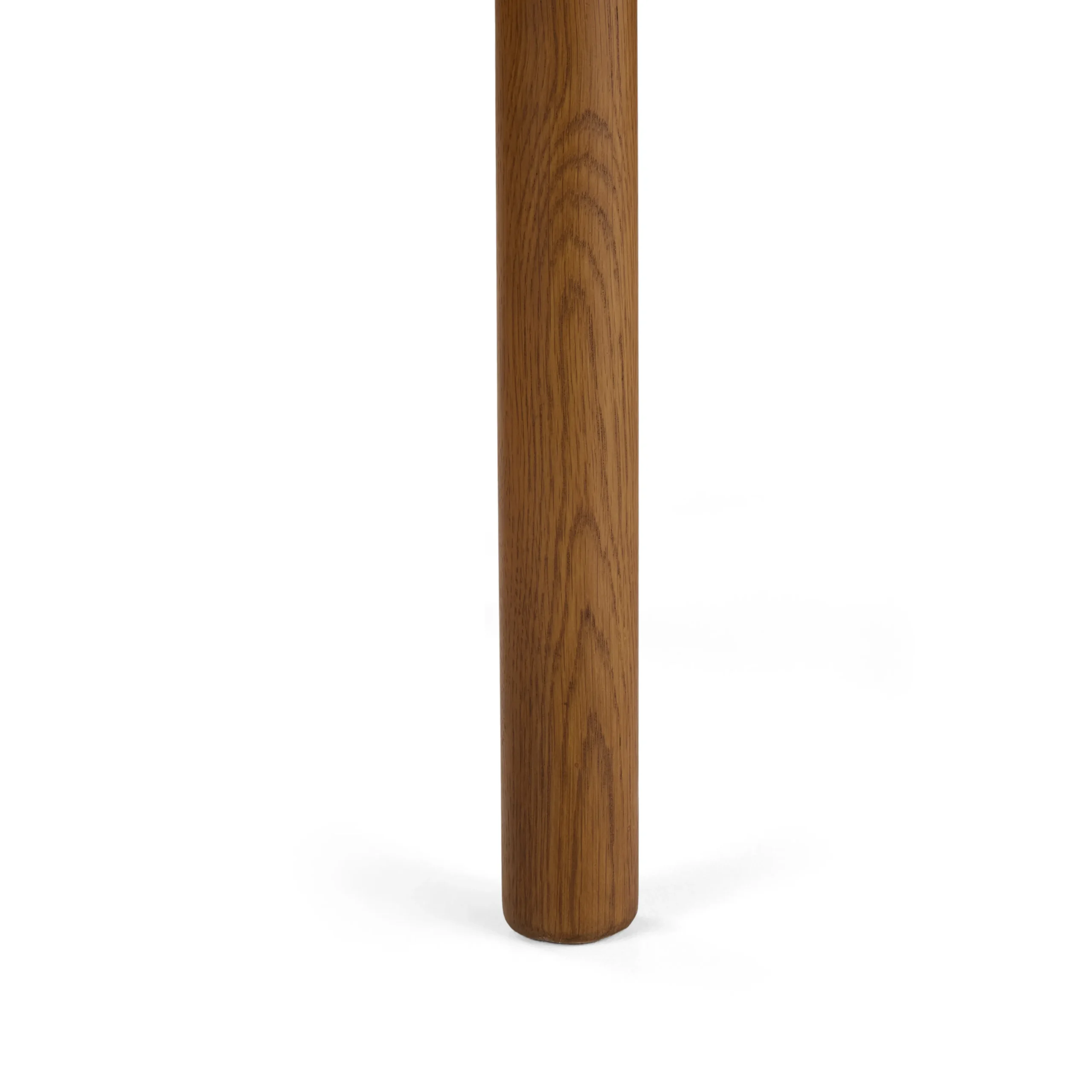 Munk Dining Chair - Smoked Oak and Sandstone Wool Bouclé - Image 13