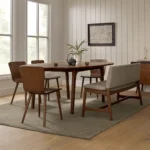 Nosh 51.5_ Bench - Walnut and Quarry Gray