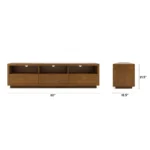 Leif 80_ Media Unit - Smoked Oak