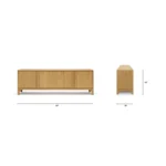 Cosgrove 78_ Media Unit - Natural Oak
