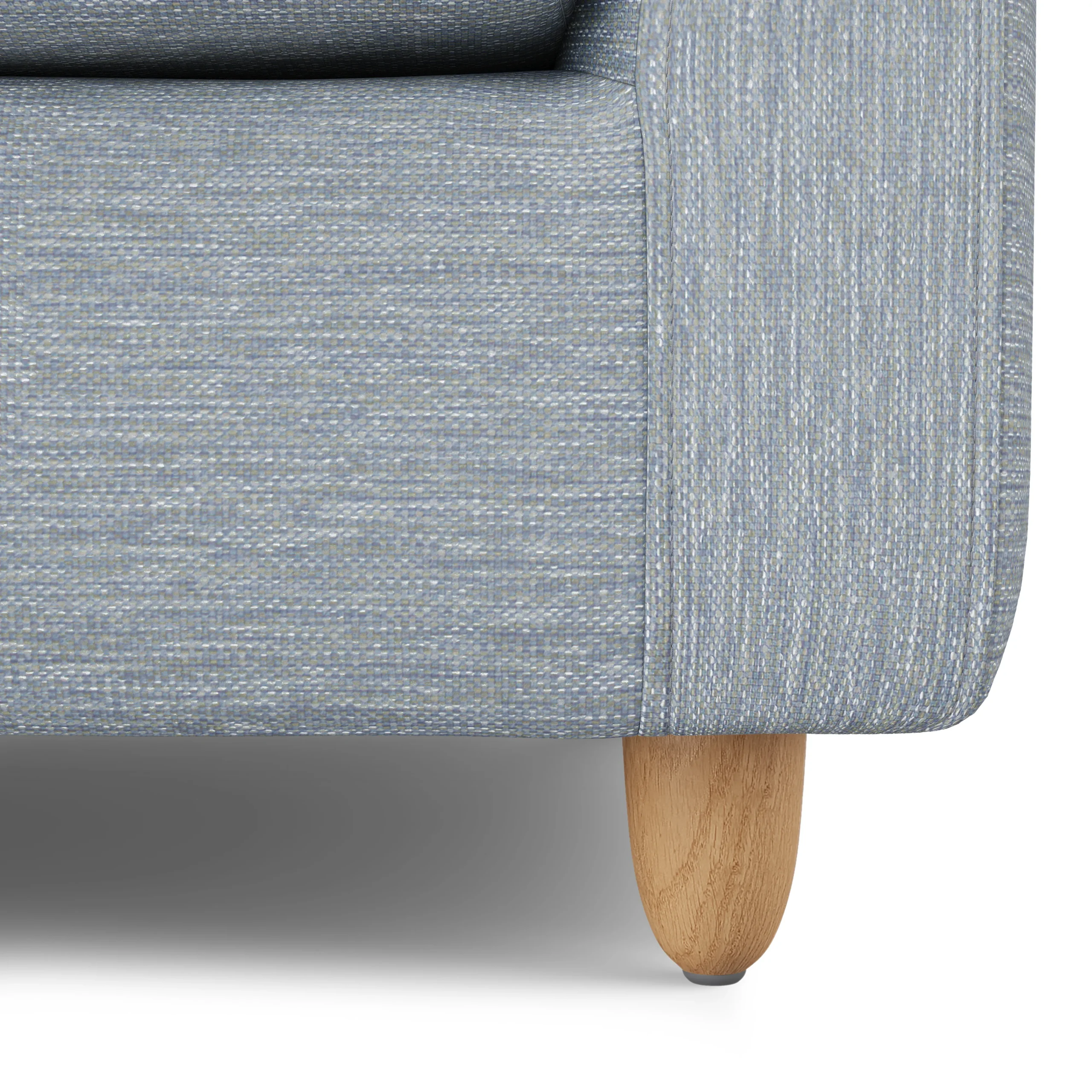 Vati 114_ Left Storage Sleeper Sectional - Natural Oak and Silver Light Blue - Image 14