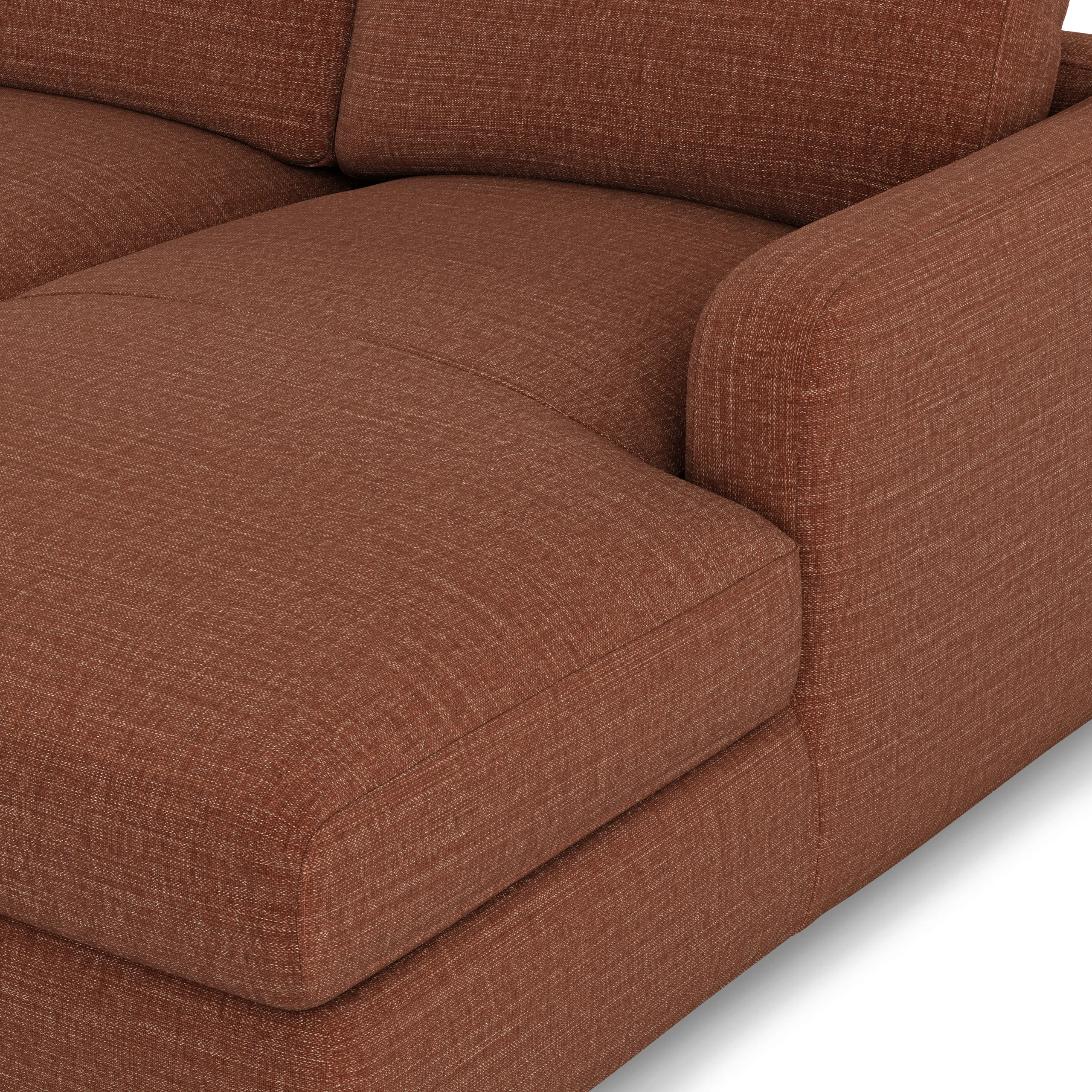Vati 114_ Right Storage Sleeper Sectional - Natural Oak and Napa Rust - Image 14