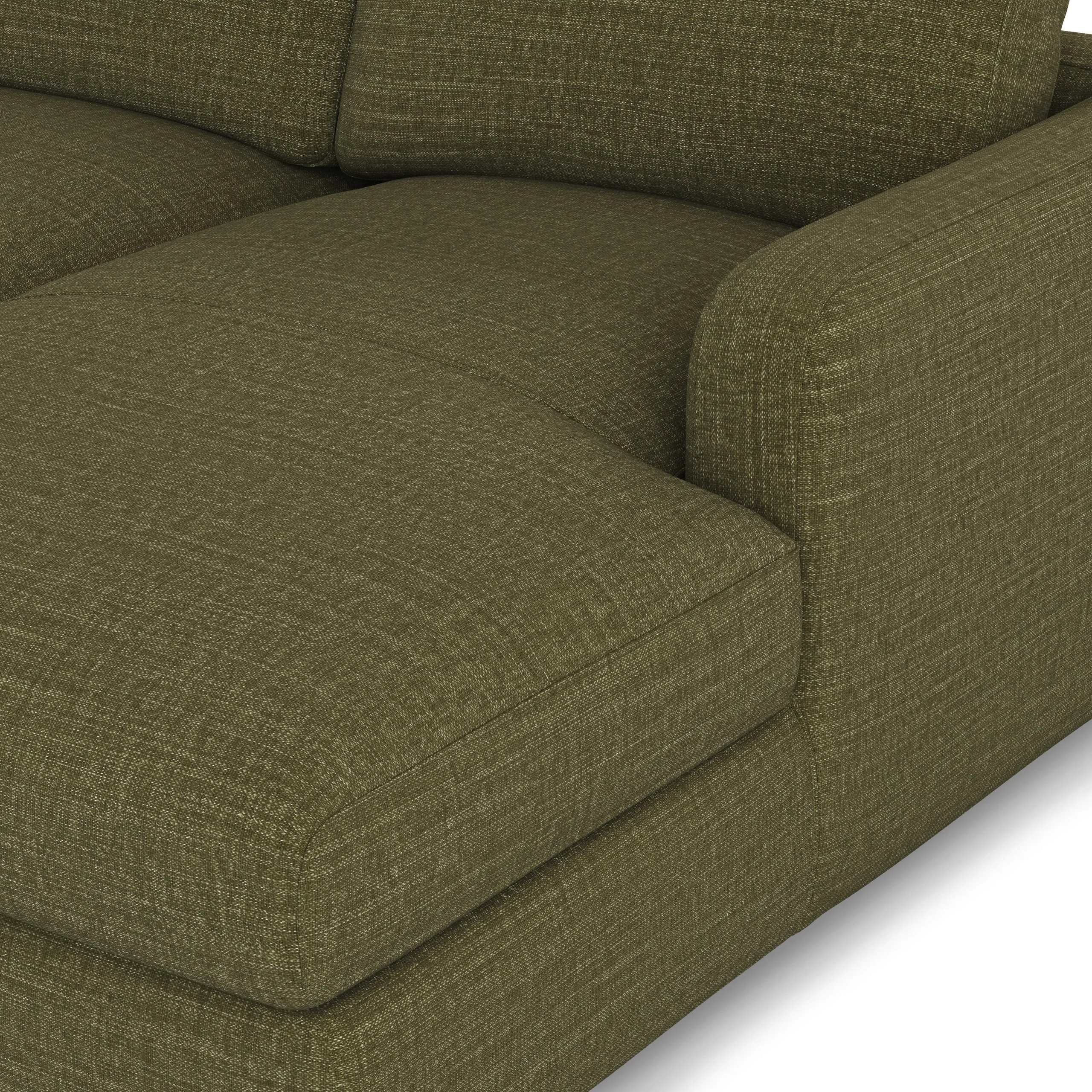 Vati 114_ Right Storage Sleeper Sectional - Natural Oak and Napa Moss - Image 14