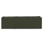 Landry 109_ Velvet Right Storage Sleeper Sectional - Hale Fir Green