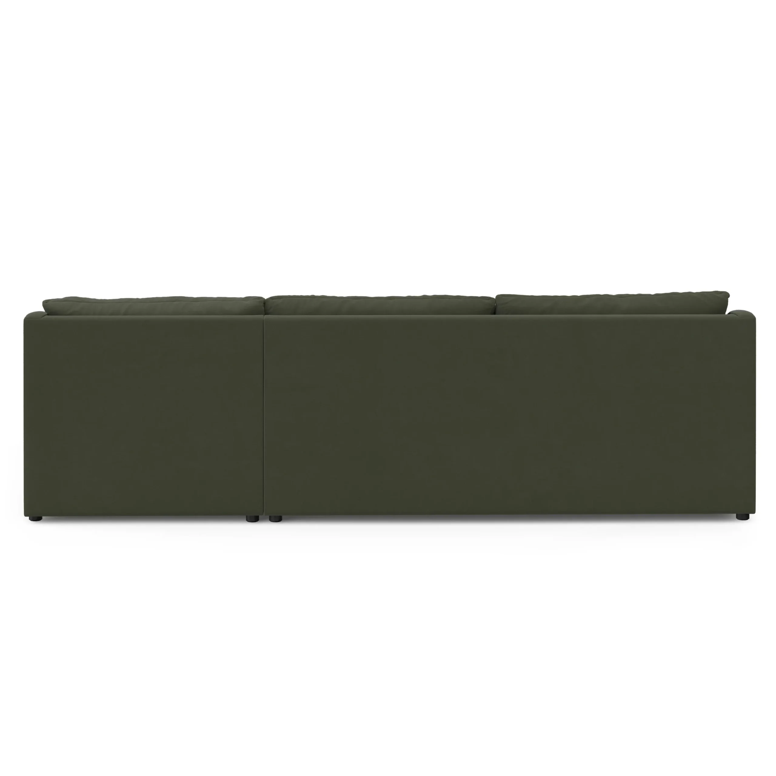 Landry 109_ Velvet Right Storage Sleeper Sectional - Hale Fir Green - Image 11
