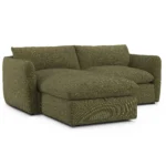 Leigh 86_ Reversible Storage Sleeper Sectional - Napa Moss