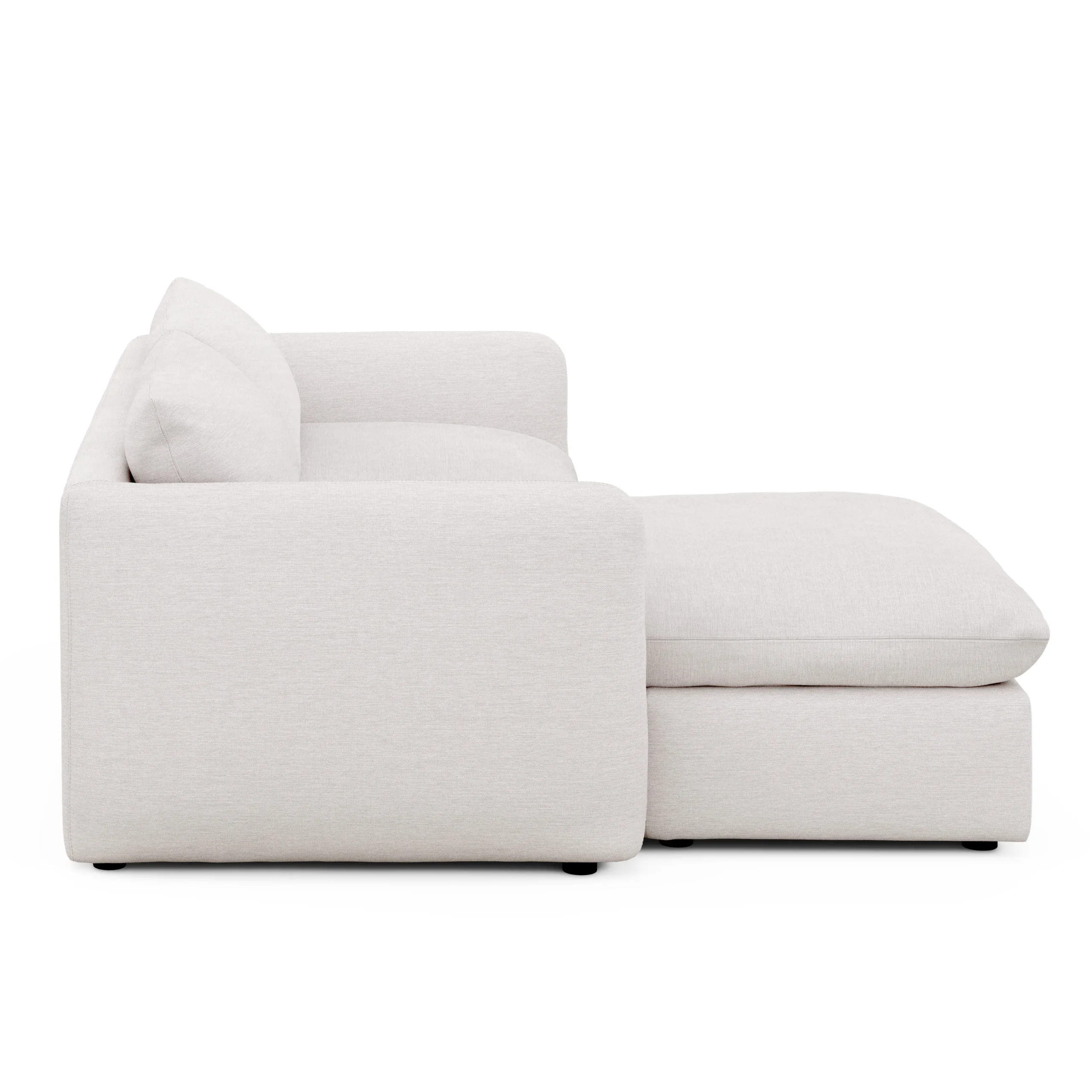 Leigh 86_ Reversible Storage Sleeper Sectional - Silver Gray - Image 14