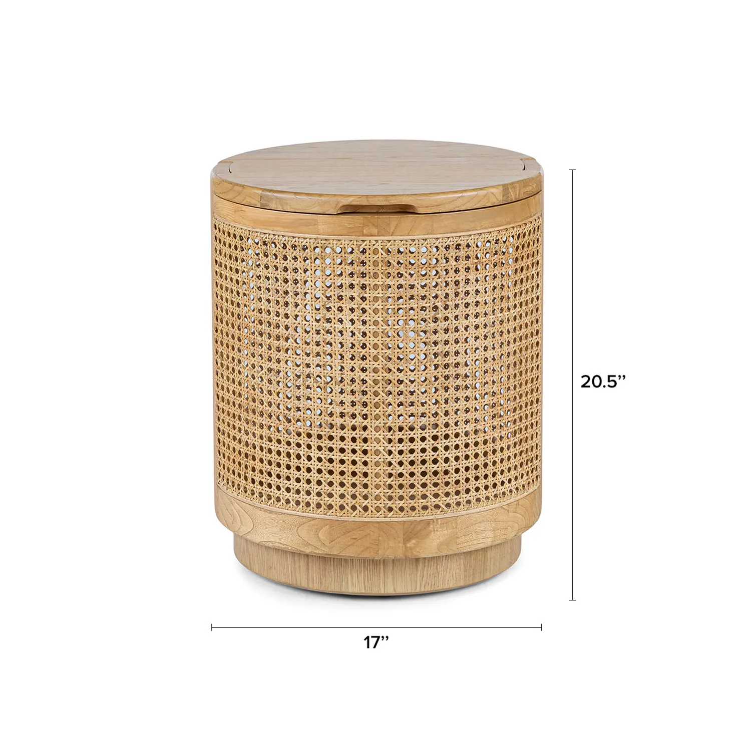 Bocana Storage Side Table - Oak - Image 3