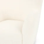 Archie 31.5_ Lounge Chair - Short Shearling White