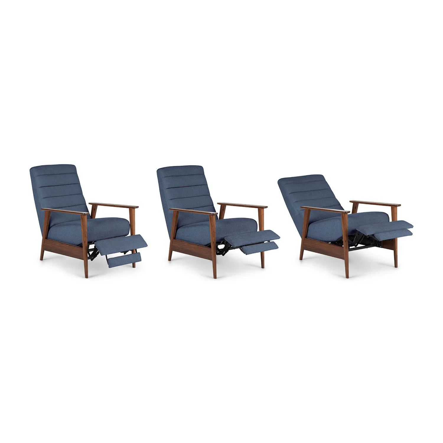 Ellow 28.5_ Reclining Lounge Chair - Lennox Blue - Image 3