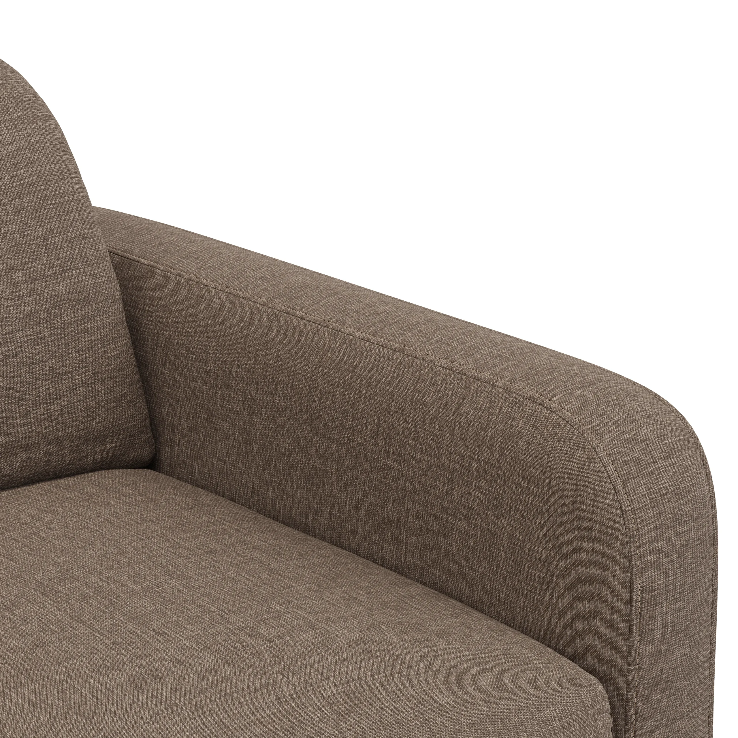 Vati 114_ Left Storage Sleeper Sectional - Natural Oak and Buckler Brown - Image 14