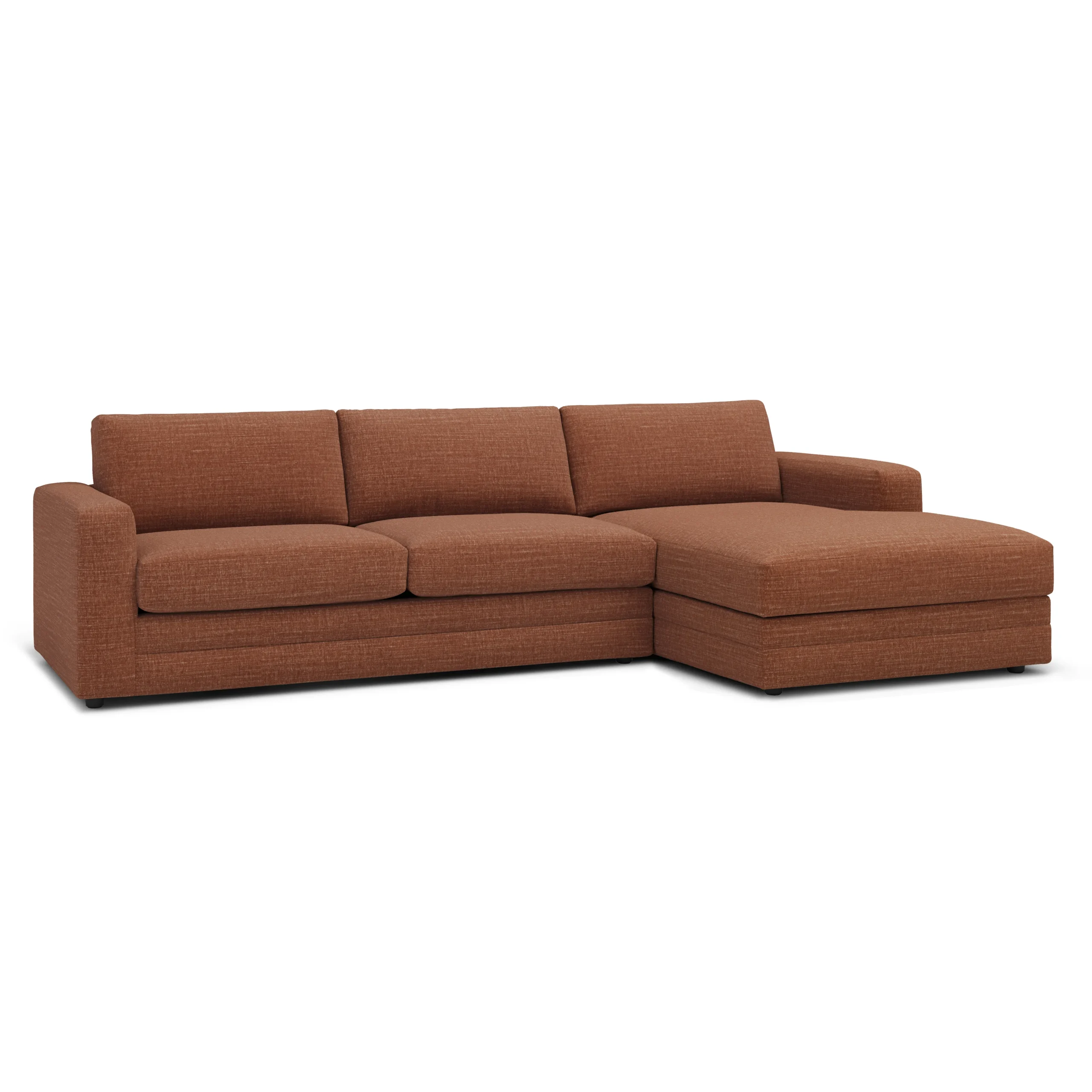 Riley 118_ Right Storage Sleeper Sectional - Napa Rust - Image 11