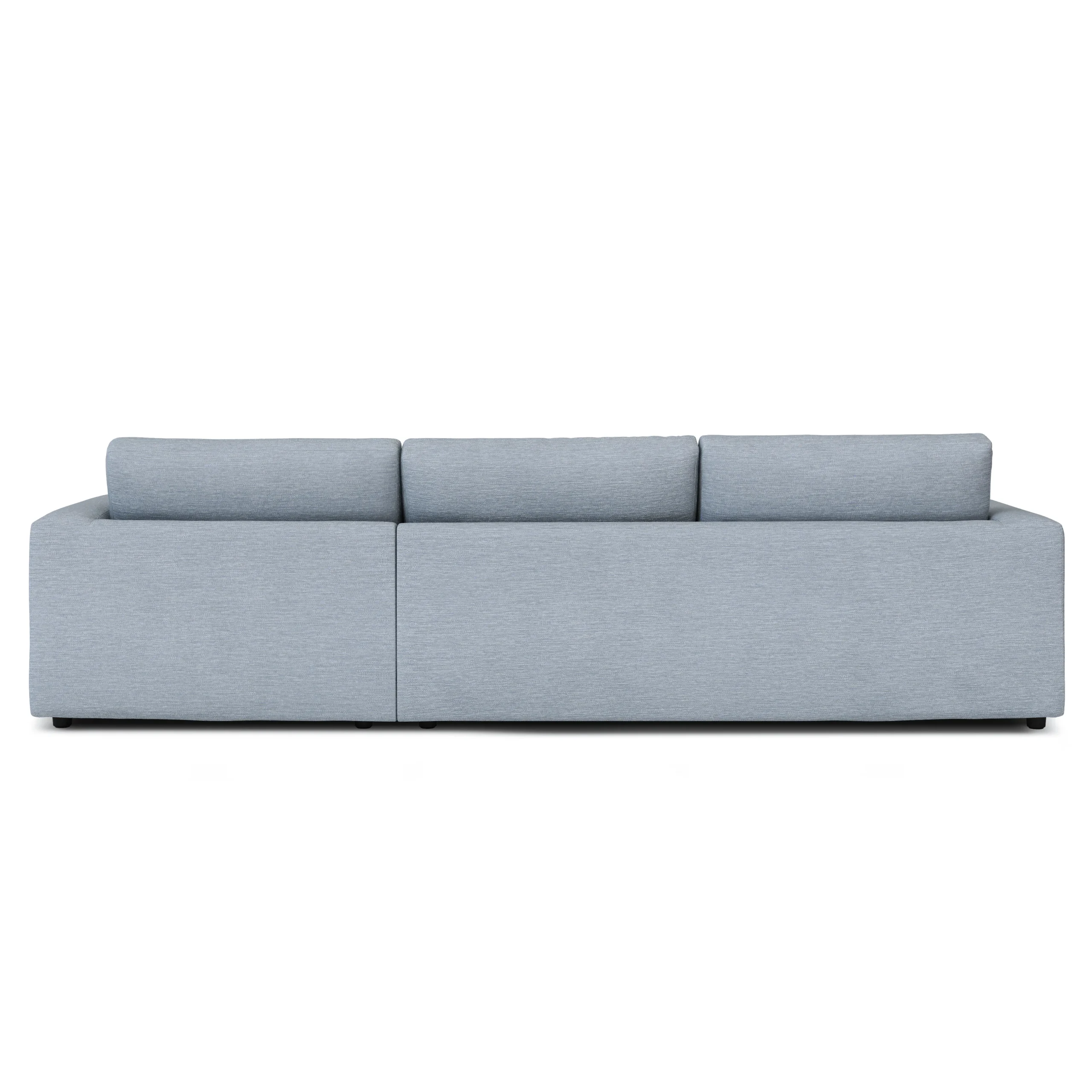 Riley 118_ Right Storage Sleeper Sectional - Silver Light Blue - Image 11
