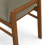 Mikkel Dining Chair - Walnut and Algonquin Green