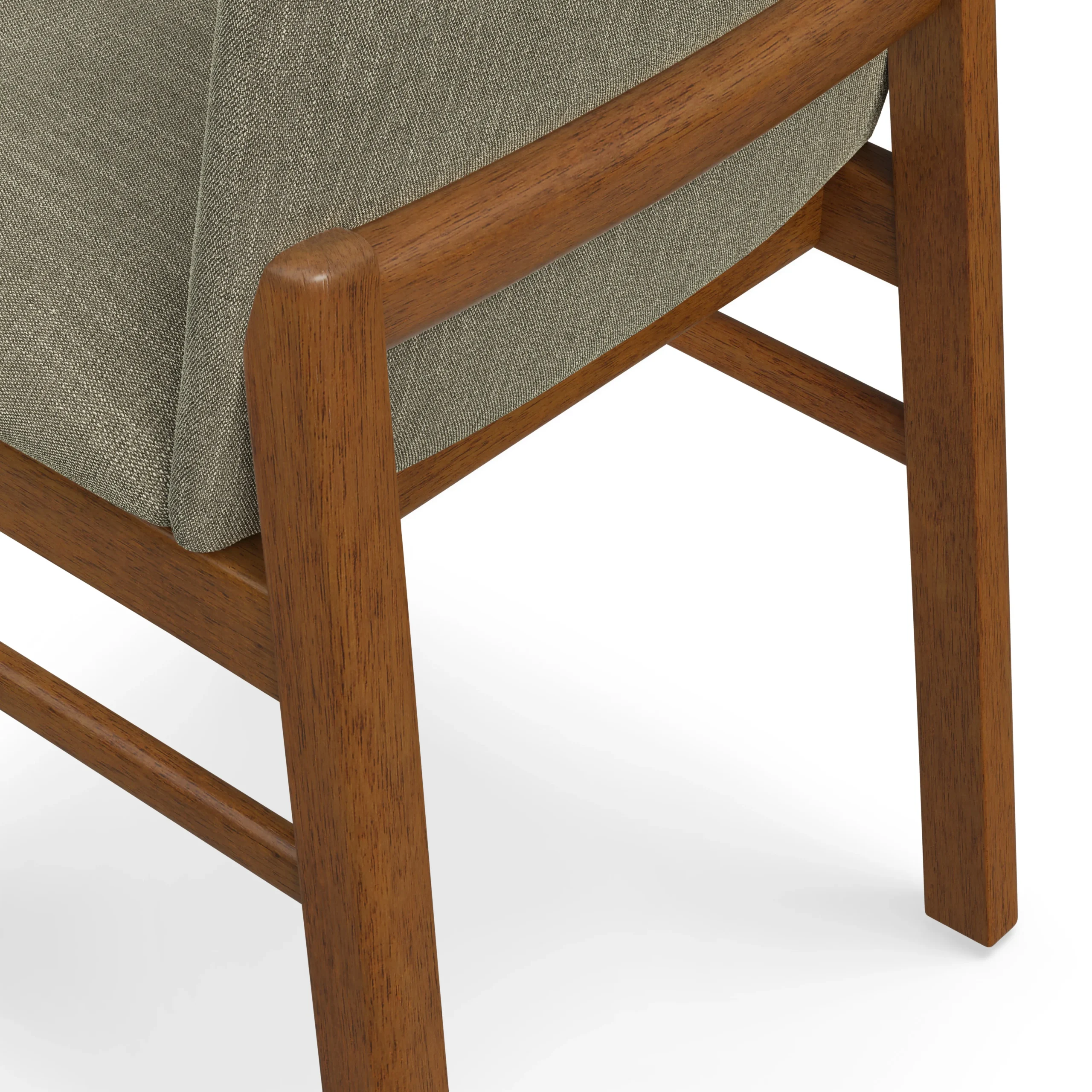 Mikkel Dining Chair - Walnut and Algonquin Green - Image 14